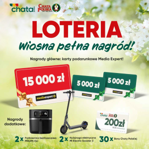 Loteria "Wiosna pełna nagród" Chata Polska