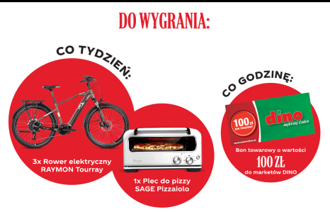 Loteria "Smakuj życia w pełni z Coca-Cola" Dino