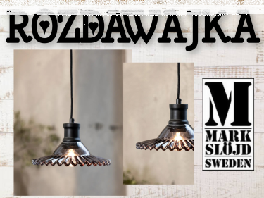 Wygraj lampę wiszącą NOVIA Czarny Dymny