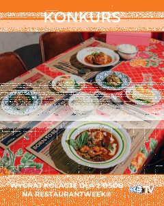 Wygraj zaproszenie na Festiwal RestaurantWeek®