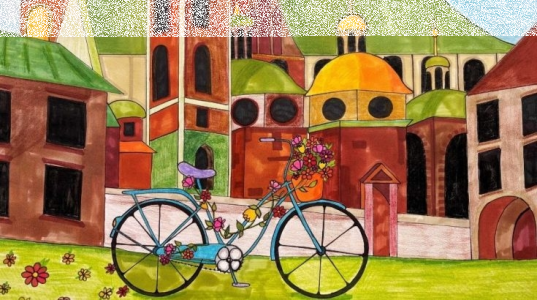 XI małopolski konkurs plastyczny dla dzieci od 3 do 14 lat "Rowerem przez Kraków"