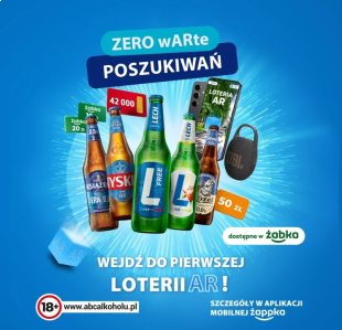 Loteria "Zero wARte poszukiwań" Żabka