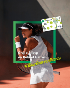 Wygraj bilety na mecze na korcie Roland Garros!