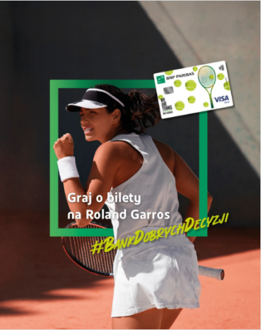 Wygraj bilety na mecze na korcie Roland Garros!