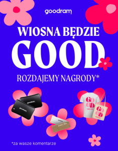 Wygraj jeden z pięciu przenośnych SSD i wiosenny merch od Goodram!