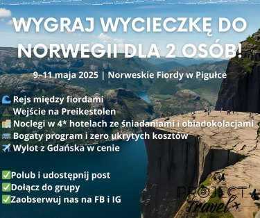 Konkurs "Moje najpiękniejsze podróżnicze wspomnie" do godz. 17:00