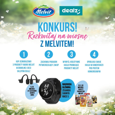 Konkurs "Rozkwitaj na wiosnę z Melvitem"