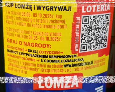 Loteria "Łomża" 18+