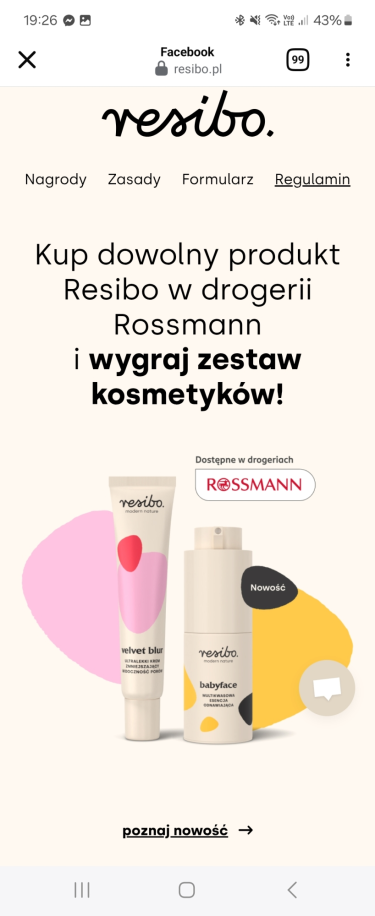 Konkurs "Resibo" Rossmann