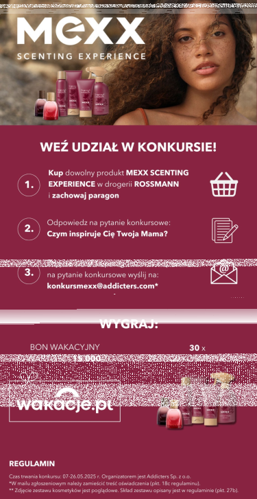 Konkurs "Mexx" Rossmann