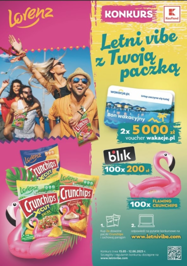 Konkurs "Letni Vibe z Twoją paczką" Kaufland