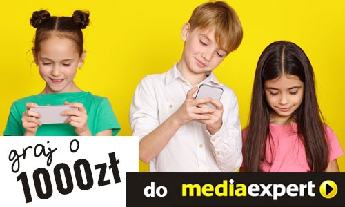 Konkurs "Graj o 1000 zł od Media Expert" do godz. 14:00