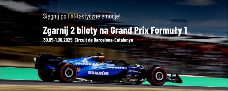 Konkurs "Williams Racing & Komatsu – Pasja, która napędza"