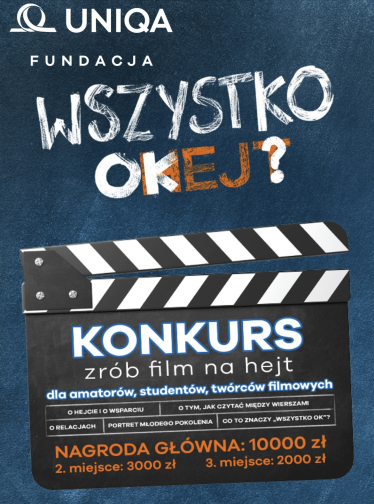 Konkurs dla początkujących filmowców "Wszystko OK?"