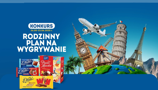Konkurs "Rodzinny plan na wygrywanie - Wedel" Biedronka
