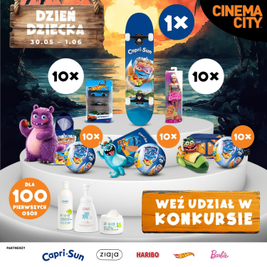 Konkurs "Filmowy Dzień Dziecka w Cinema City"