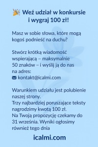 Konkurs "Misja – iCalmi" 18+