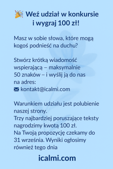 Konkurs "Misja – iCalmi" 18+