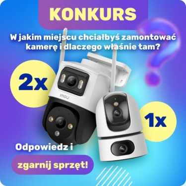 Konkurs "Zgarnij kamerę do monitoringu i zadbaj o bezpieczeństwo"