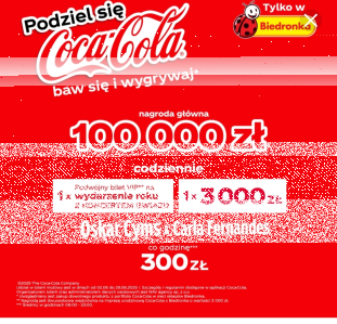 Loteria "Coca Cola" Biedronka