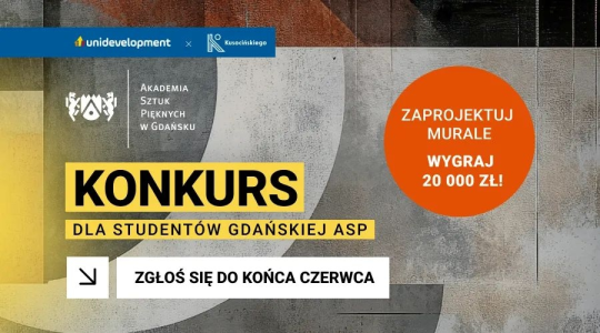 Konkurs dla studentów gdańskiej ASP "Mural na Kusocińskiego"
