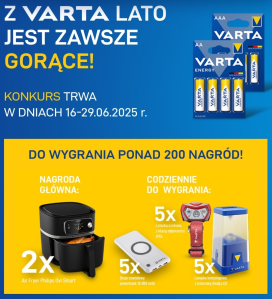 Konkurs "Z Varta lato jest zawsze gorące" Biedronka