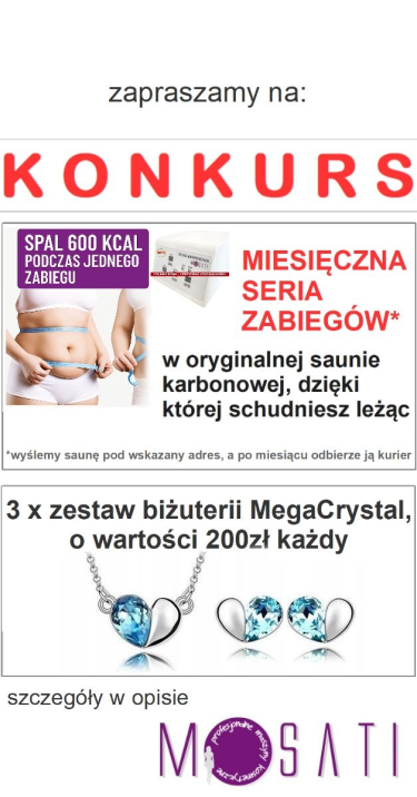 Wygraj miesięczną serie zabiegów odchudzających w saunie karbonowej