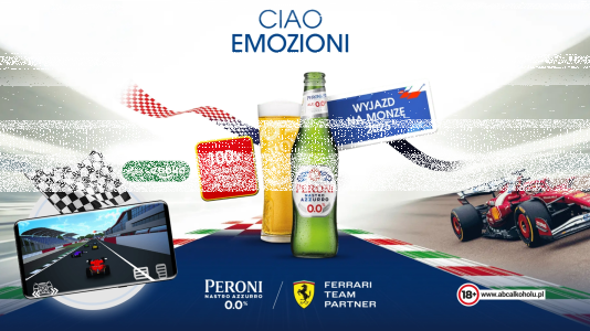 Konkurs "PERONI x FERRARI" Żabka, 18+