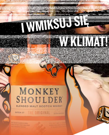 Konkurs "Wmiksuj się w klimat z Monkey Shoulder" Żabka, 18+