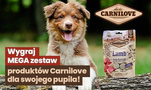 Wygraj mega zestaw produktów Carnilove dla swojego pupila! do godz. 17:00