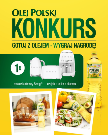 Konkurs "Gotuj z Olejem – Wygraj NAGRODĘ"