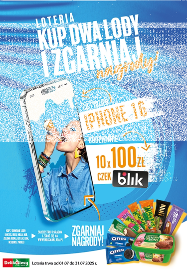 Loteria "Mój smak lata" Delikatesy Centrum