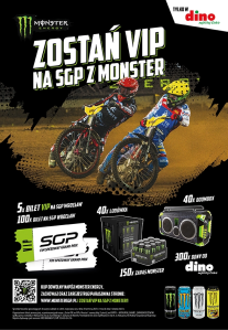 Loteria "Zostań VIP na SGP z Monster" Dino, 18+