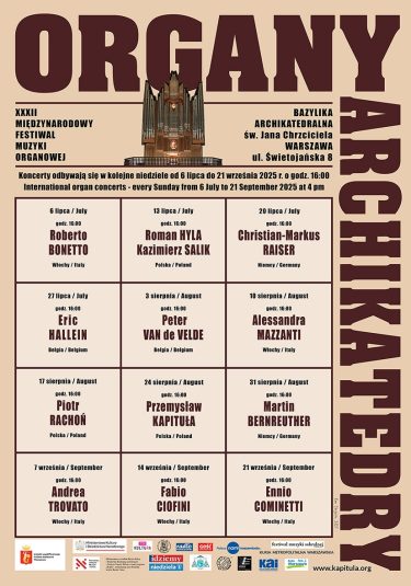 Warszawa: Wygraj karnet na Festiwal "Organy Archikatedry"