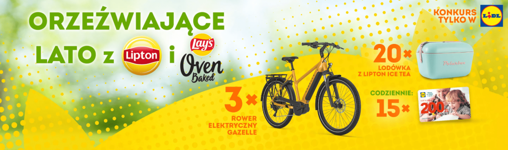 Konkurs "Lipton Ice Tea & Lay's Oven Baked - Orzeźwiające Lato" Lidl, etapy dzienne