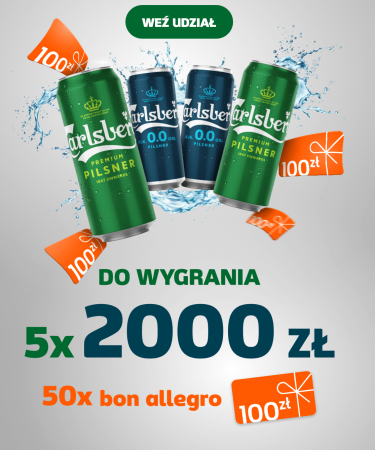 Letni konkurs Carlsberg! Żabka, 18+