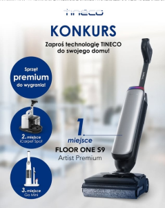 Konkurs "Tineco - posprzątaj nagrody"