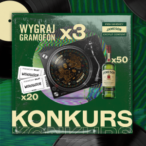 Wygraj gramofon, bilety na festiwal lub butelki - Jameson Whiskey! 18+