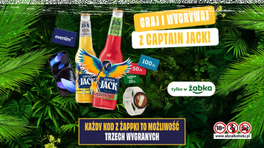 Konkurs "GRAJ i WYGRYWAJ z Captain Jack" Żabka, 18+
