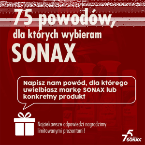 Konkurs na 75 lat Sonax