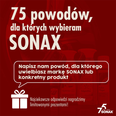 Konkurs na 75 lat Sonax