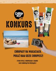 Konkurs "Chrupasy na wakacjach- pokaż nam, gdzie chrupiesz"
