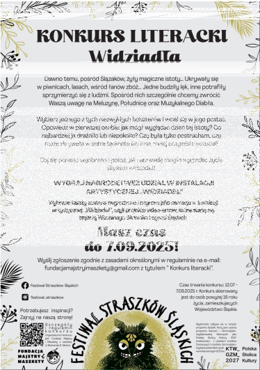 Gliwice: Konkurs "Widziadła" Festiwal Straszków Śląskich