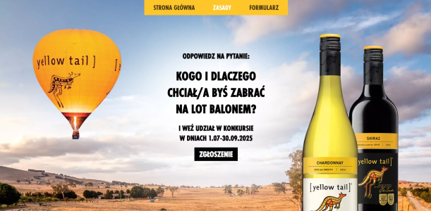 Wygraj z lot balonem z Yellow Tail