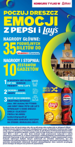 Konkurs "Poczuj dreszcz emocji z Pepsi i Lay’s Bliski"
