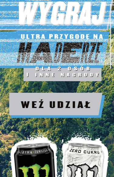 Wygraj ultra przygodę na Maderze! Monster w Kaufland, 18+