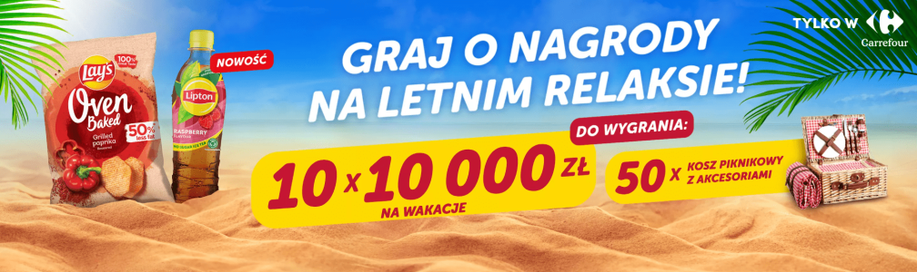 Konkurs "Lipton Ice Tea & Lay's Oven Baked - Letni relaks" Carrefour