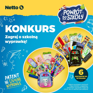 Konkurs "Powrót do szkoły" Netto