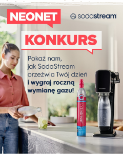 Wygraj roczną wymianę gazu – pokaż nam jak SodaStream orzeźwia Twój dzień