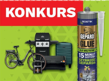 Konkurs "Kupuj Bostik Gepard Glue i graj o atrakcyjne nagrody"